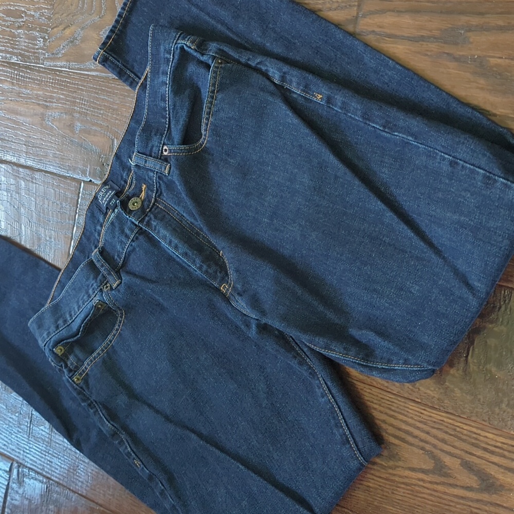 J. CREW I Men's Dark Blue Straight Driggs Classic Cotton Denim Jeans, W32 L32